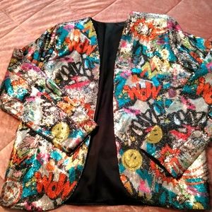 Sequin Blazer